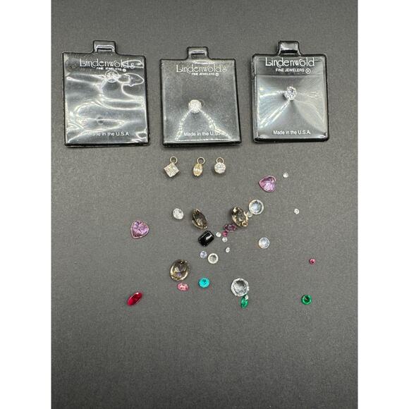 Lindenwold's Fine Jewelers Loose Cubic Zirconia, Gemstones & Pendant Lot of 33 - Picture 1 of 14